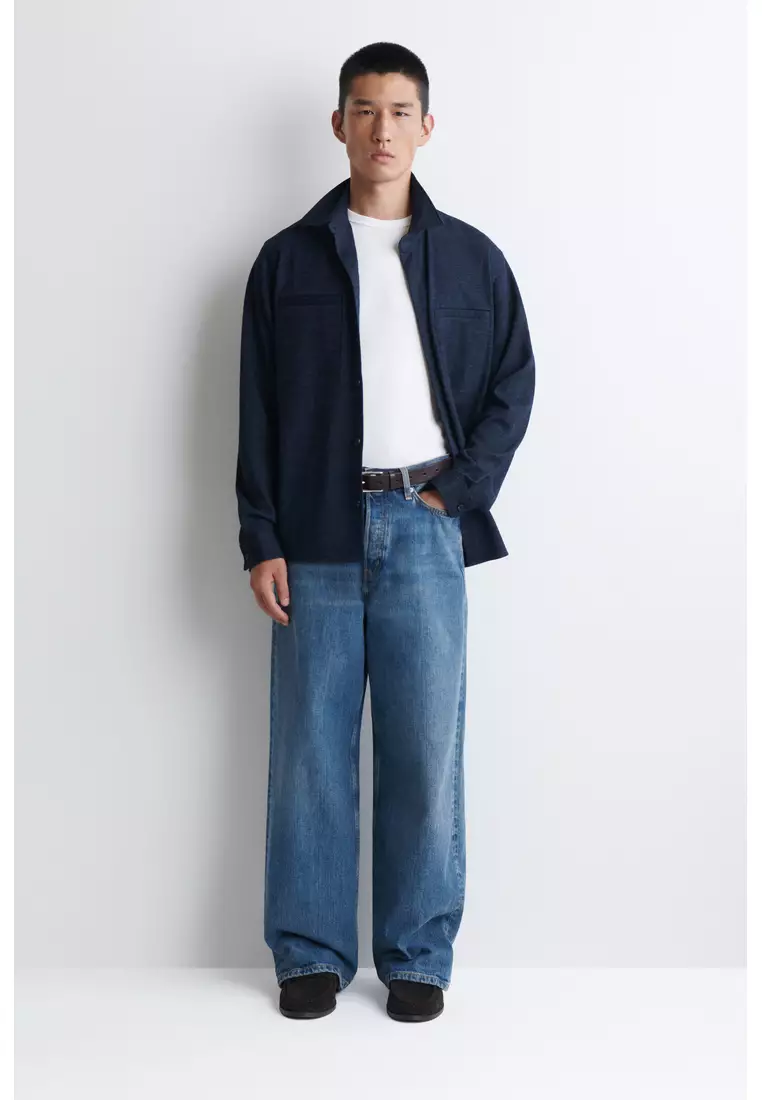 RELAXED JERSEY OVERSHIRT
