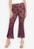 ZALORA OCCASION red Lace Flared Pants B351BAACCE12BEGS_1