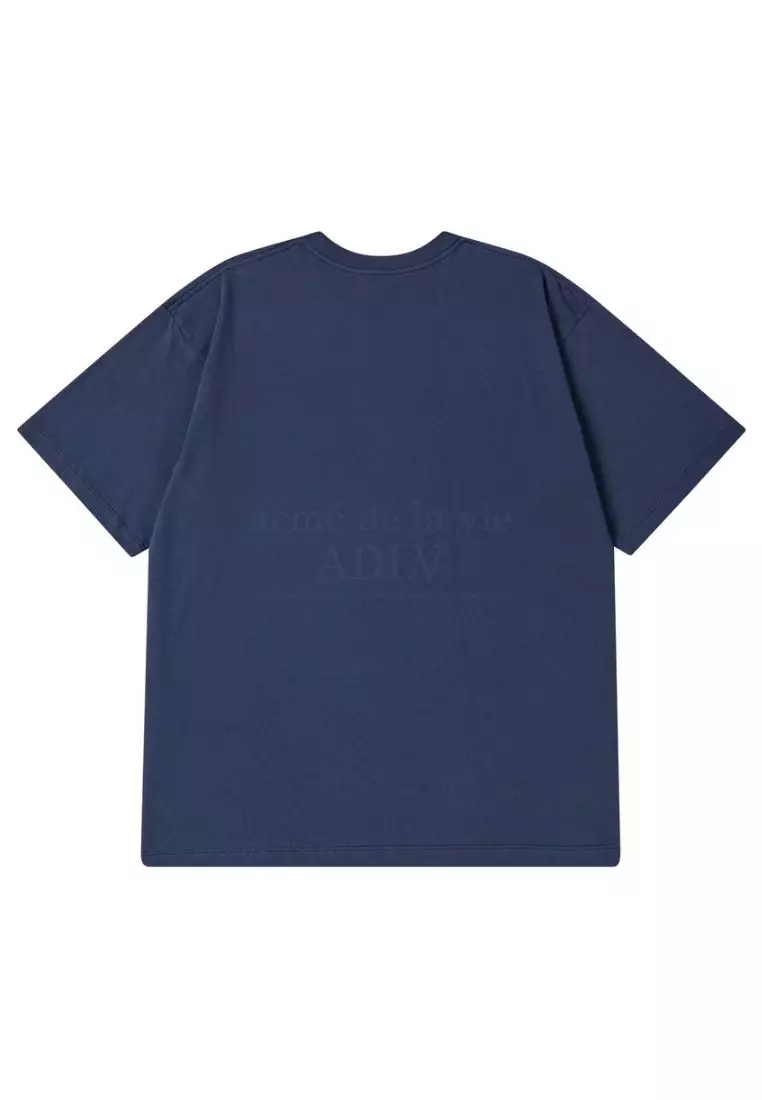 Connect Logo Basic Short Sleeve T-Shirt Navy