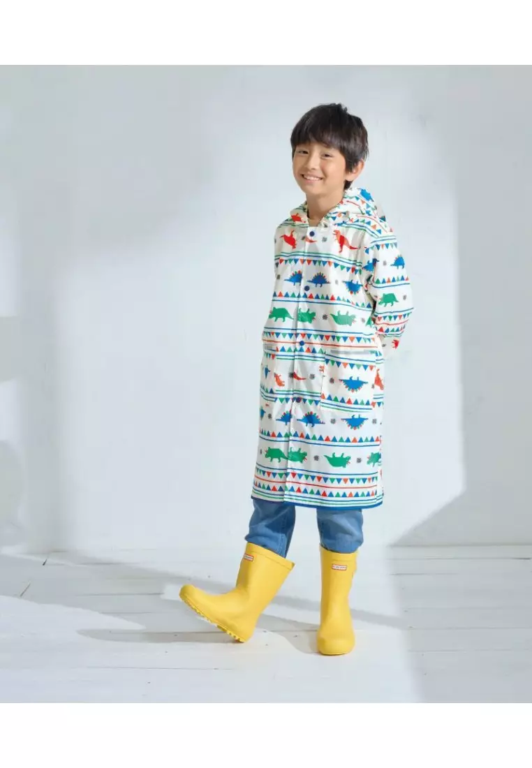 Buy WPC WPC Color Pattern‧Kids Raincoat (with Rain Bag) - Dinosaur ...