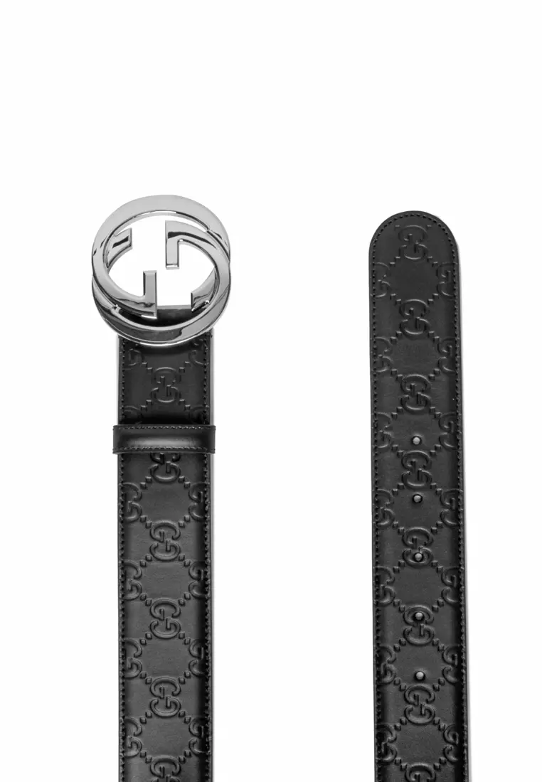 Gucci Signature Leather 腰帶