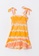LC WAIKIKI orange Square Collar Patterned Strap Poplin Women's Dress C57F7AABC671F0GS_7