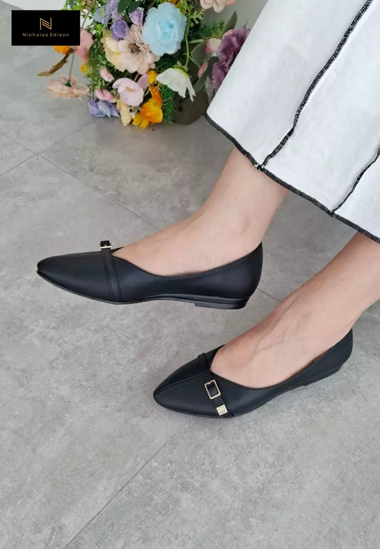Nicholas Edison Flat Jolie Black