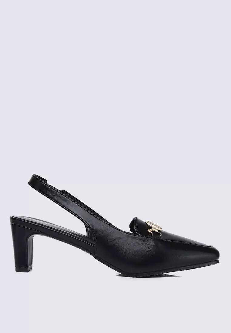 Discount on My Ballerine  shoes - SKU: My Ballerine Maia Comfy Heels In Black