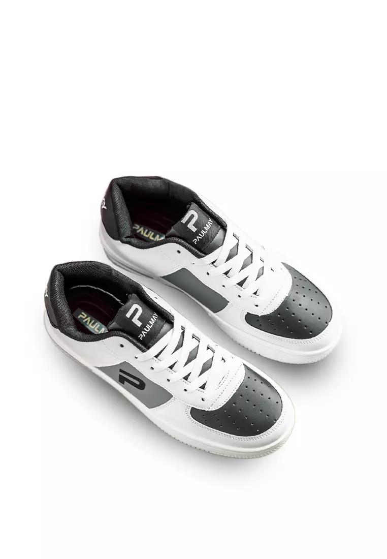 PAULMAY - Sepatu Sneakers Pria Denver - White Grey