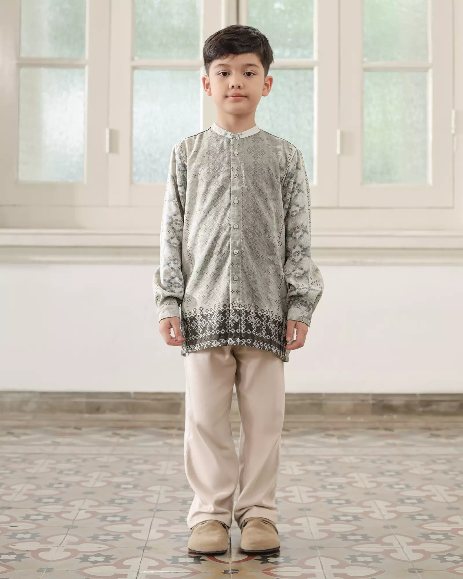 KASEP KALOKA KOKO / KEMEJA KOKO ANAK -  LATTE