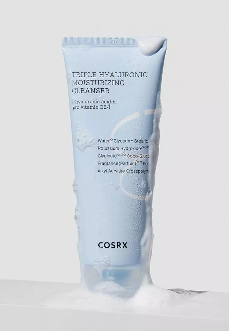 Cosrx Hydrium Triple Hyaluronic Moisture Cleanser 150ml