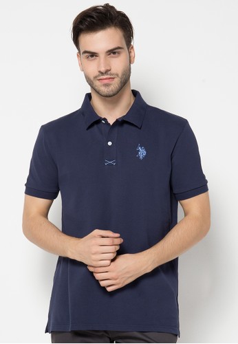 Polo Shirt With Signature Stripe Colllar