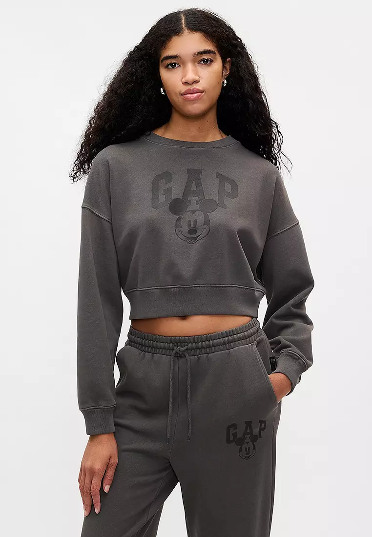 Gap cropped sweatshirt best sale