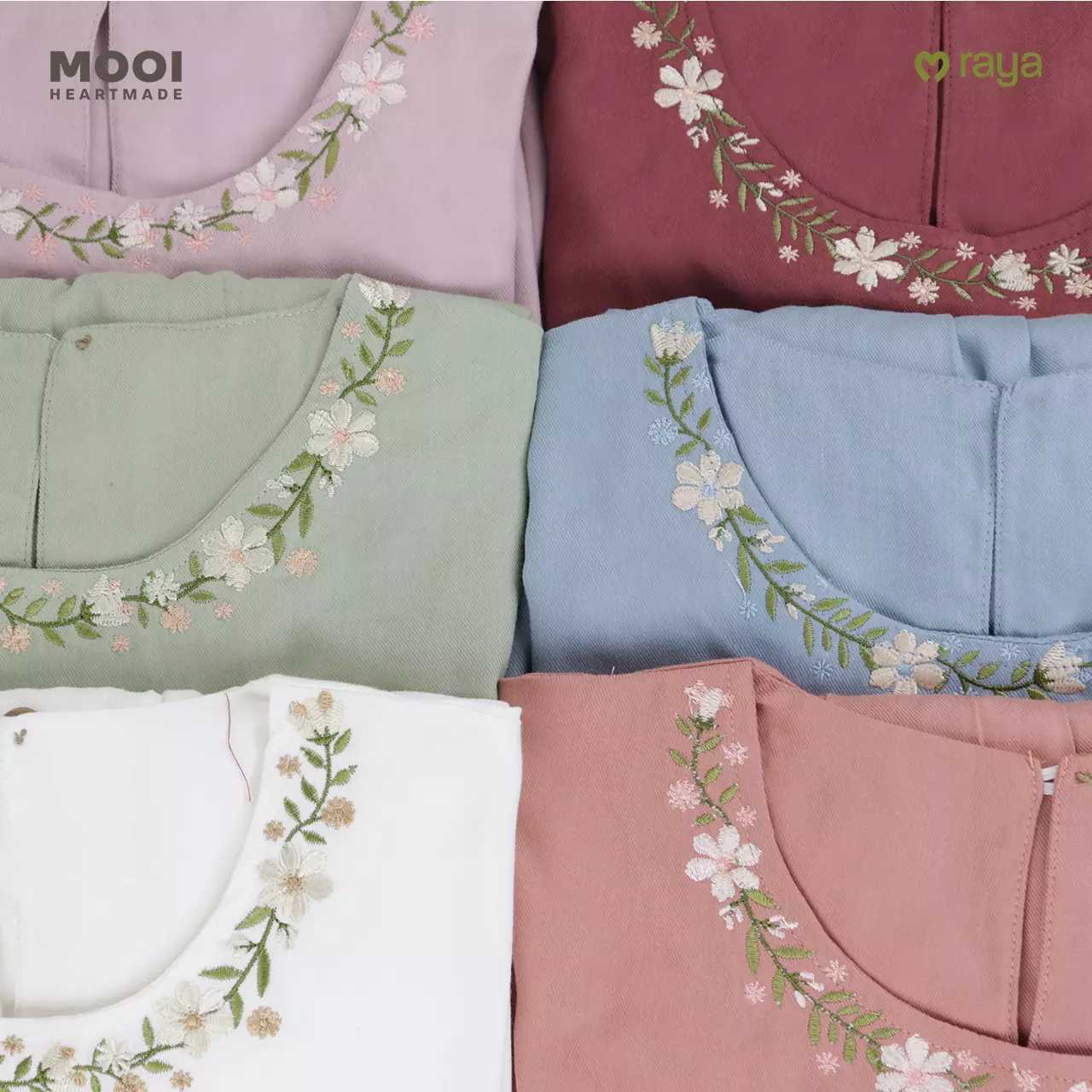 Mooi Tunik Wanita Atasan Wanita Jeehan Tunik - Clary Sage