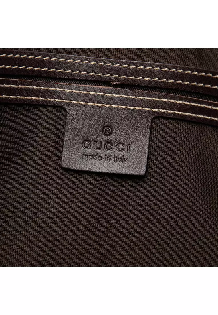 Pre-Loved Gucci Gg Supreme Travel Tote