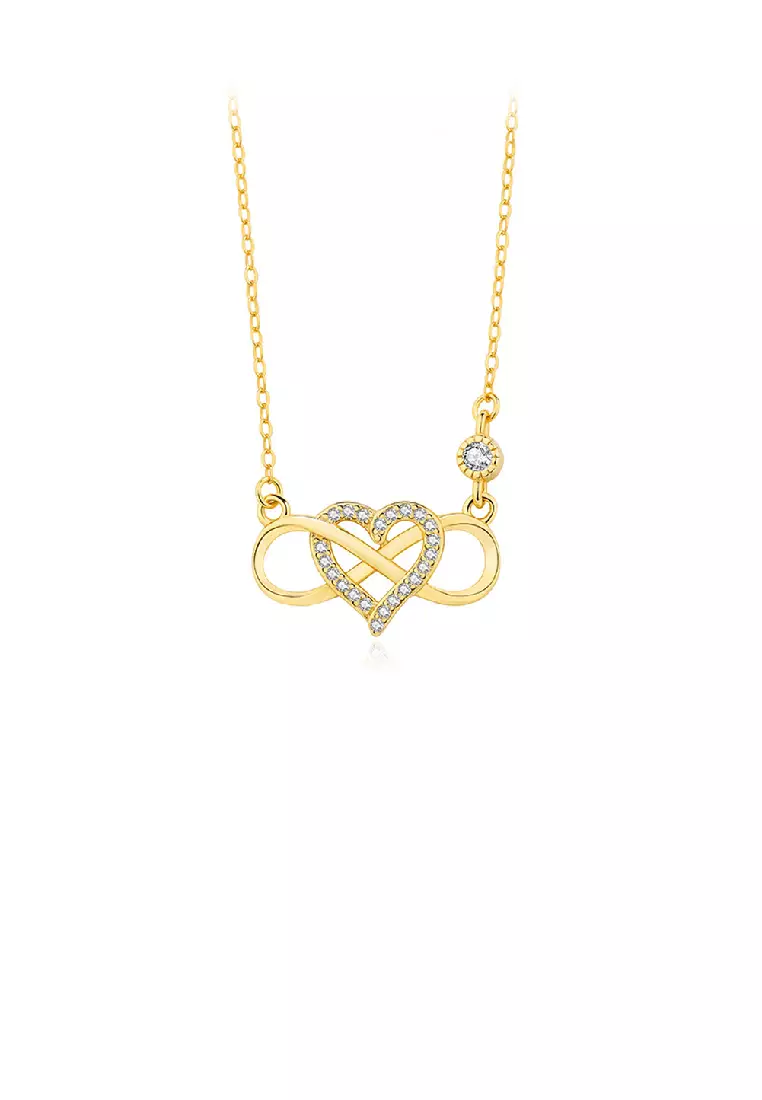 Infinity symbol hotsell pendant gold