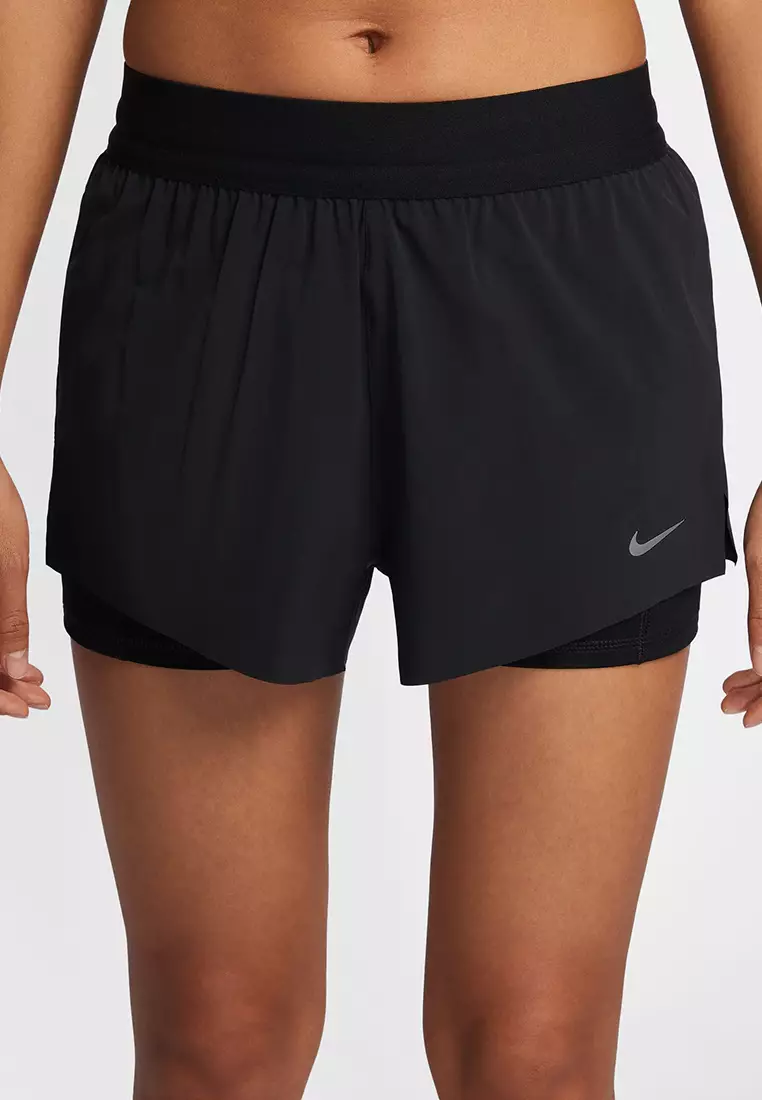 Women's Swift Dri-FIT Mid-Rise 2-in-1 Running Shorts