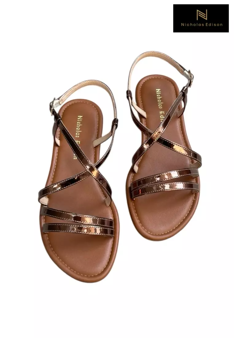 Nicholas Edison Sandal Hana Bronze