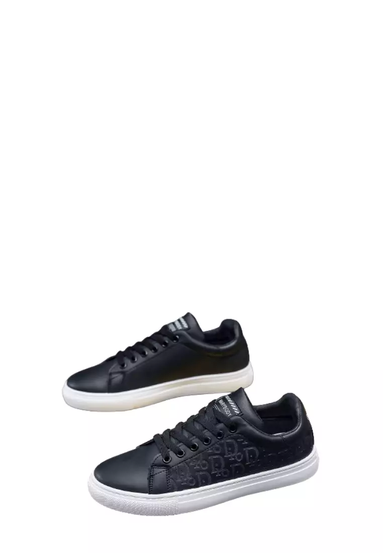 Sneakers Sekolah Pria Motif Polos JB702