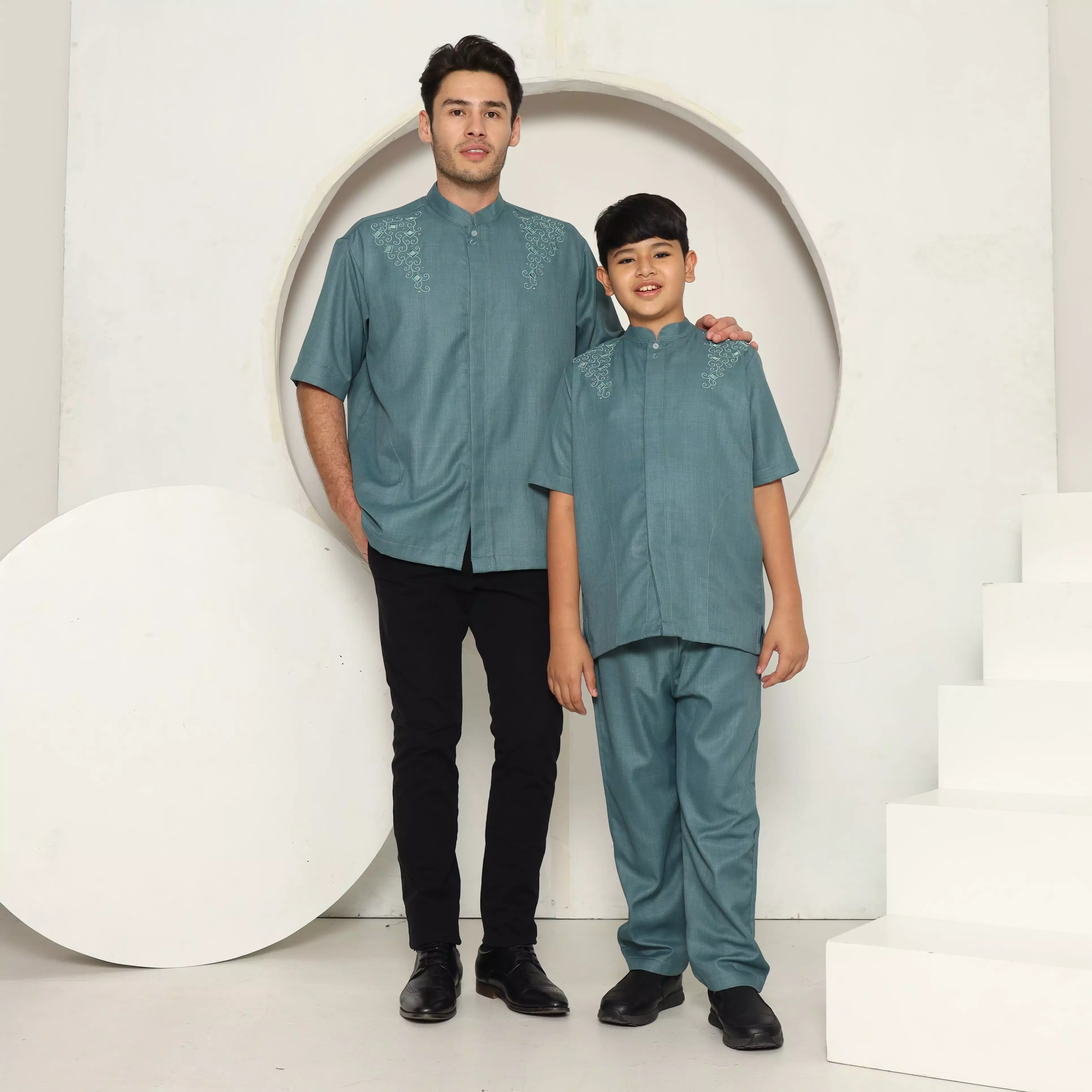 Baju Koko Anak Sarimbit KKA 43 Tosca