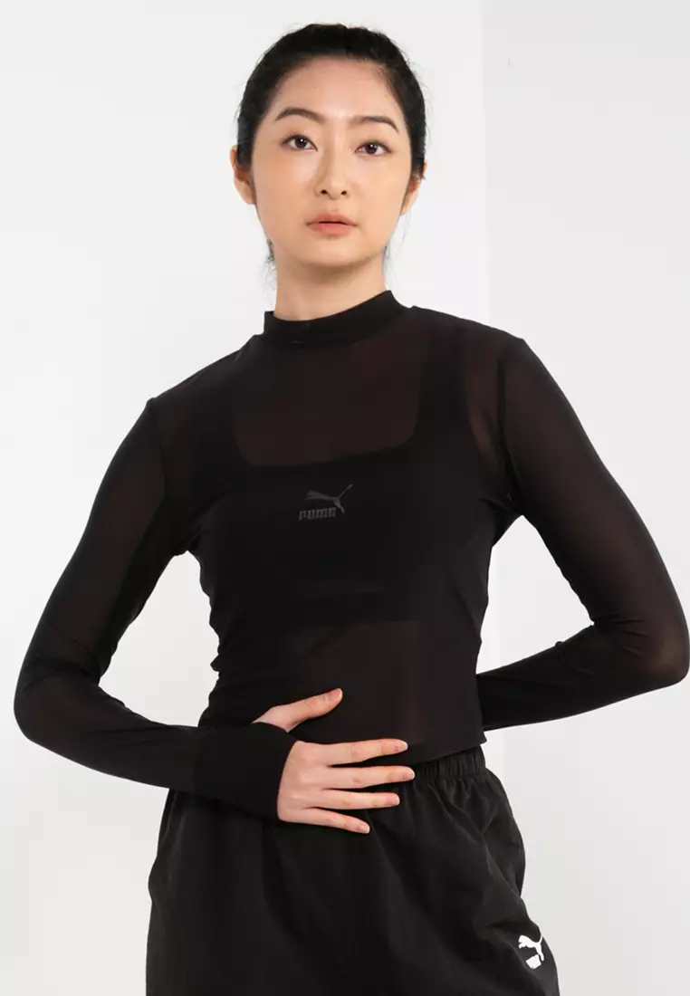 Puma long sleeve deals top