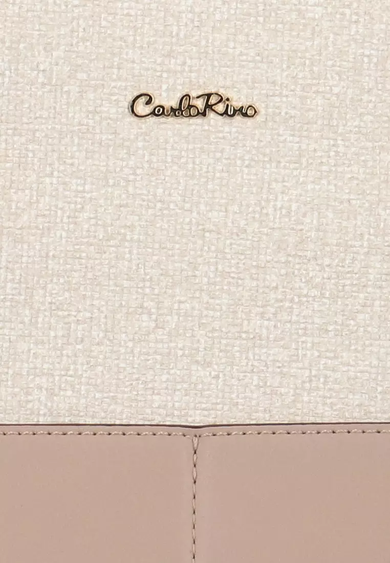 Buy Carlo Rino CR Soft Mocha Tote Bag - Beige 2026 Online | ZALORA