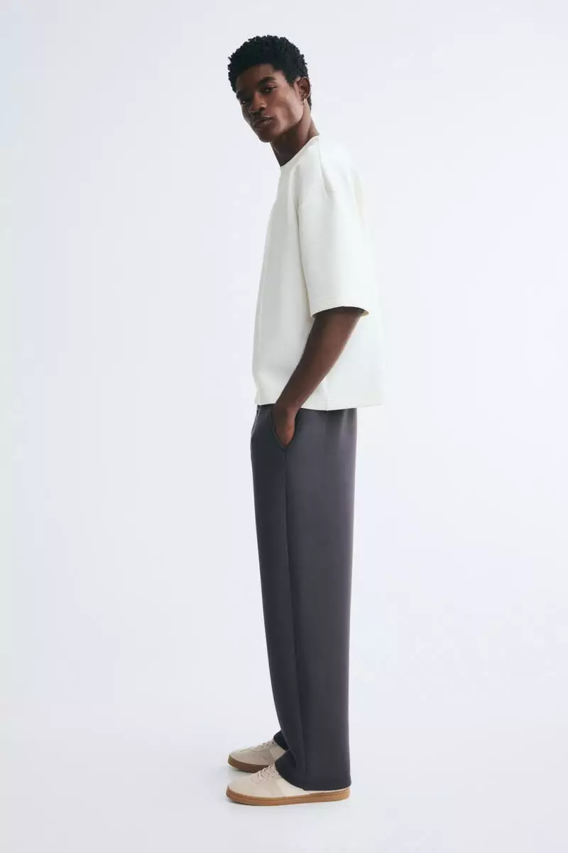 Relaxed Fit Scuba barrel joggers