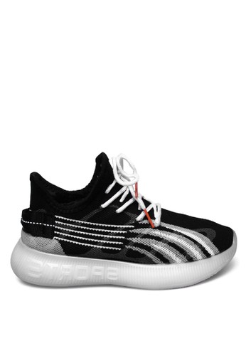 Panarybody black Sepatu Sneakers Glow In The Dark A5153SH8617354GS_1