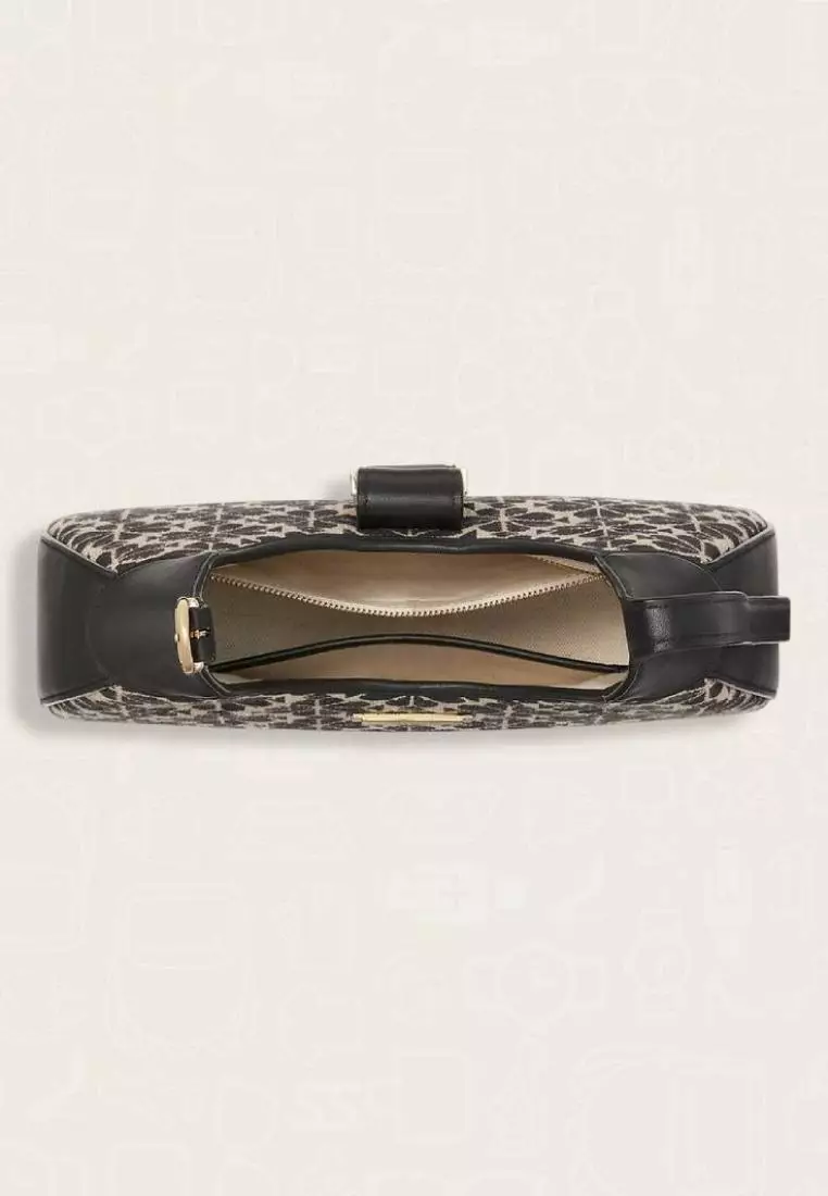 Kate Spade Flower Jacquard Nouveau Small Shoulder Bag Sand Multi