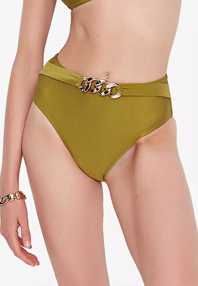 Buy Trendyol Chain Detail Bikini Bottom 2024 Online ZALORA Singapore