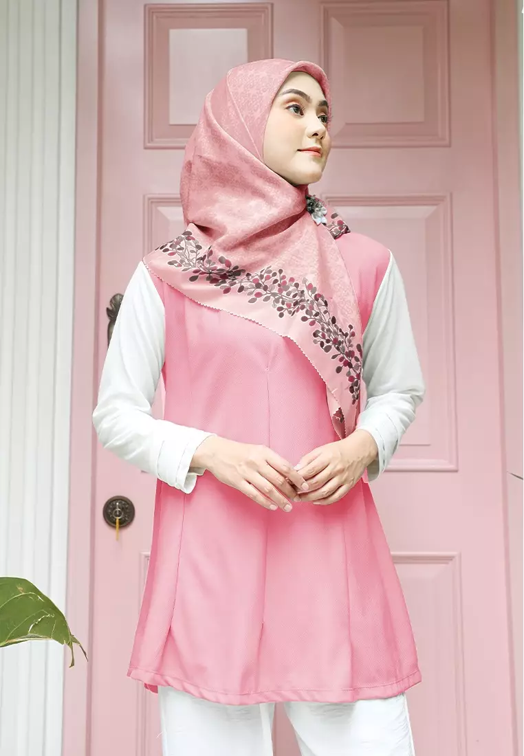 Zelena - Kila Blouse | Atasan Wanita Lengan Panjang - Milk Strawberry