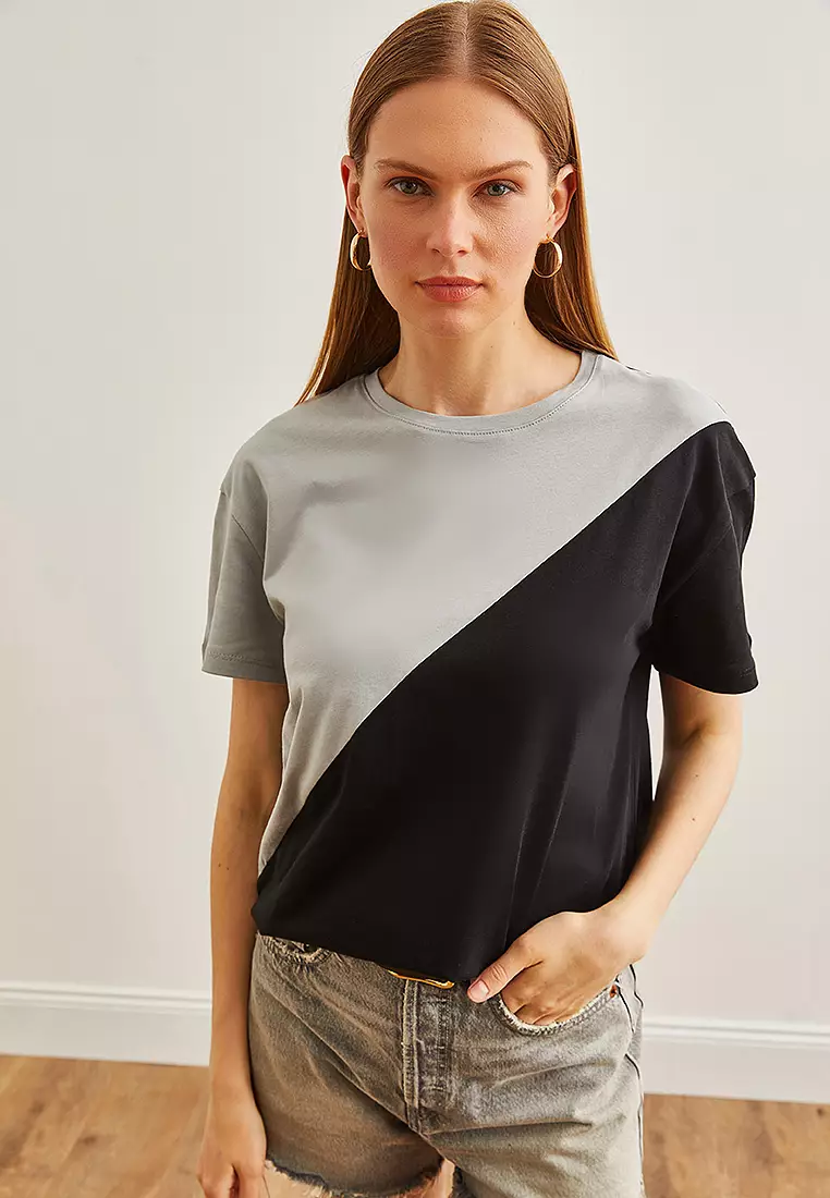 Cotton Colorblock T-Shirt