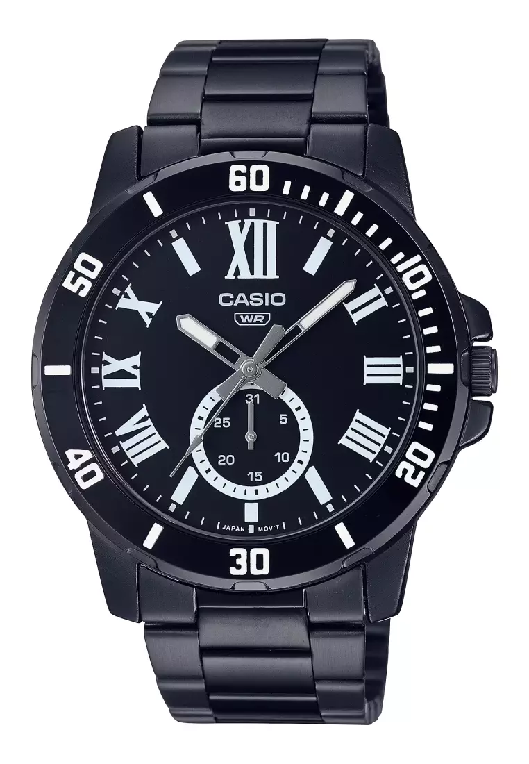 Casio black face watch online