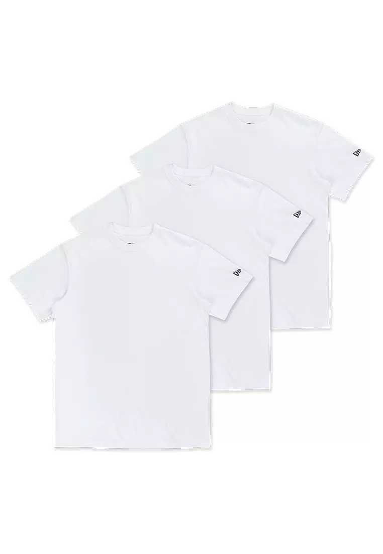 NE 3 Pack COOLERA White Short Sleeve T-Shirt