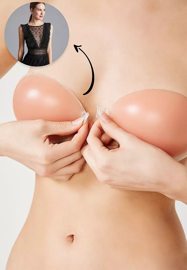 Low-Cut Silicone Bra