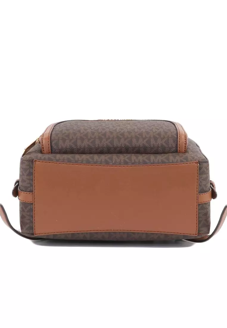 Jaycee Medium Logo Backpack - Brown