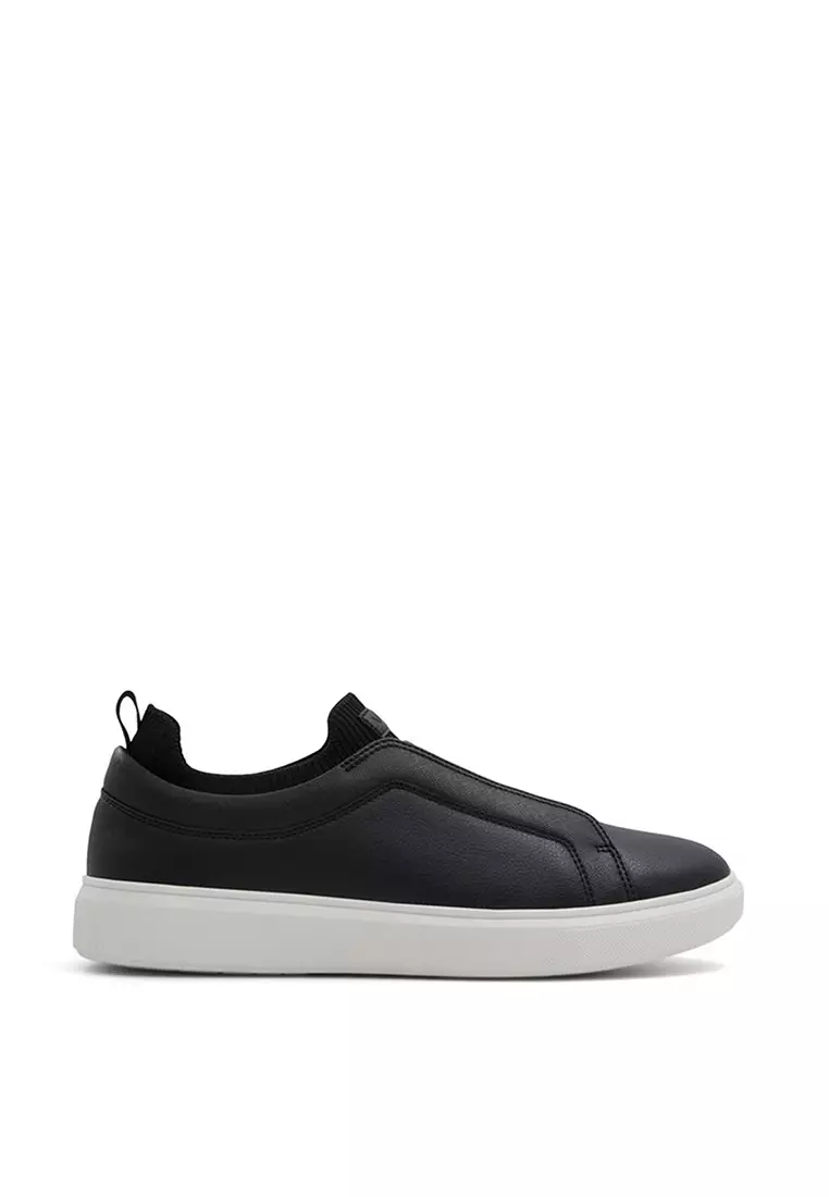 Aldo black top slip on sneakers