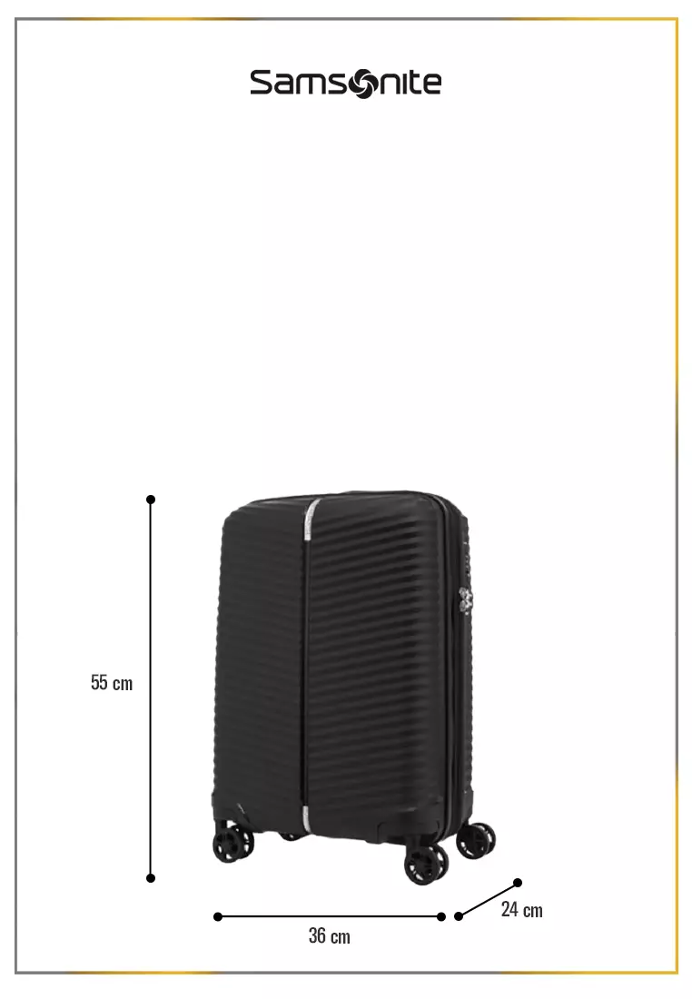 Samsonite Varro Koper Hardcase Cabin/20inch EXP TSA ? Black