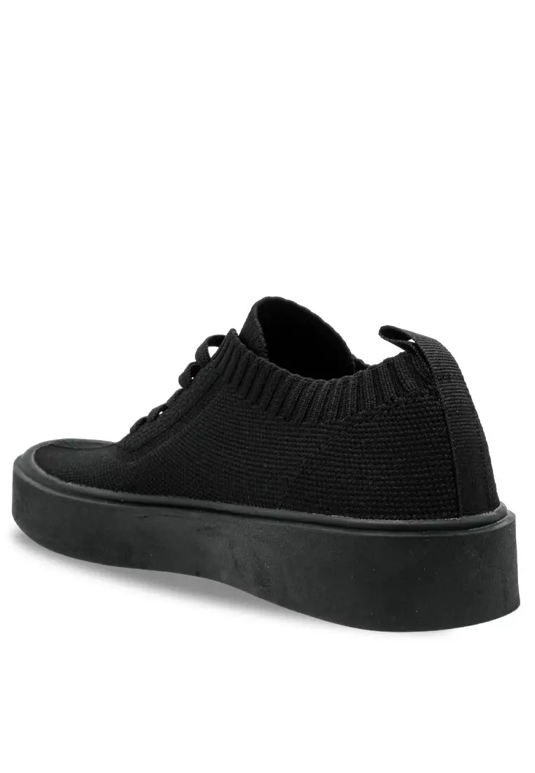 Women Lace up Knitted Lifestyle Sneakers - 240181009