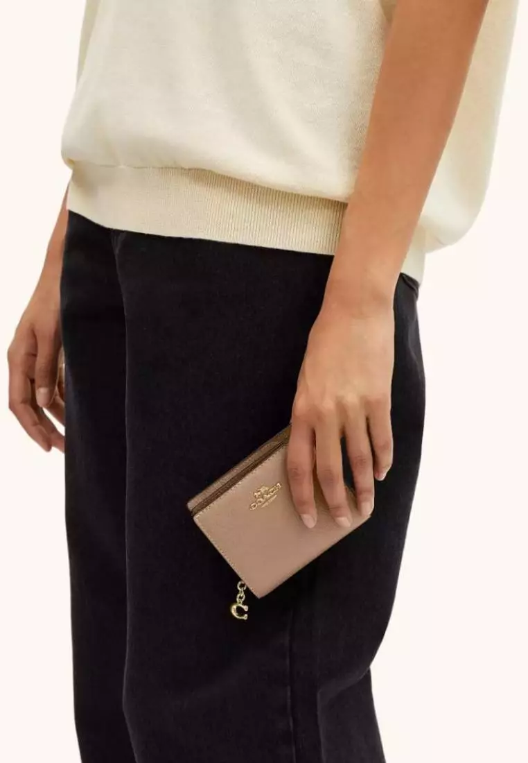 Coach Snap Wallet Taupe