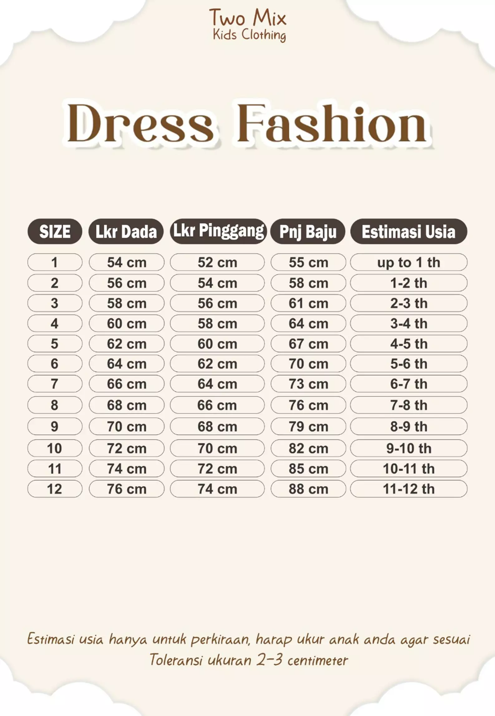 Two Mix - Dress Anak Pesta Perempuan - Baju Anak Lebaran 1-12 Tahun Y893 Putih