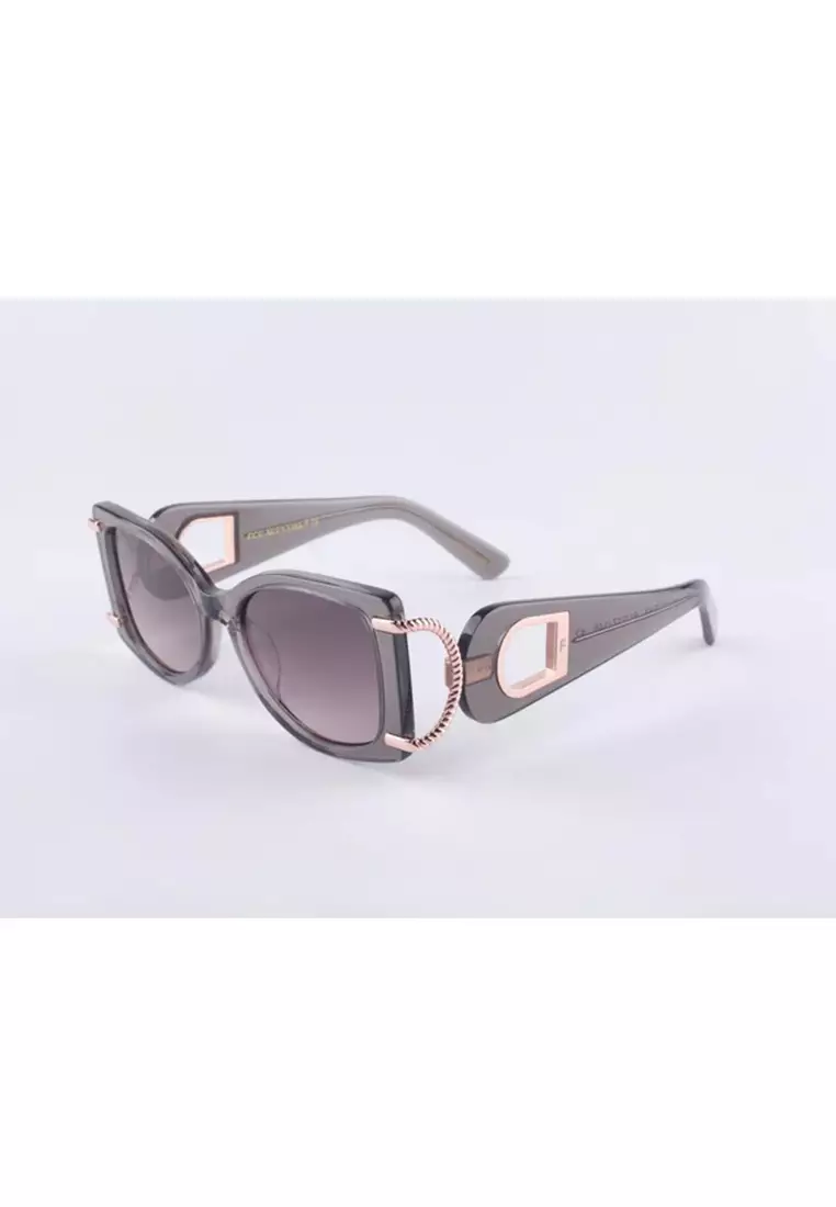Sculpture (TH3-Grey) Luxury Designer Sunglasses from London for Women