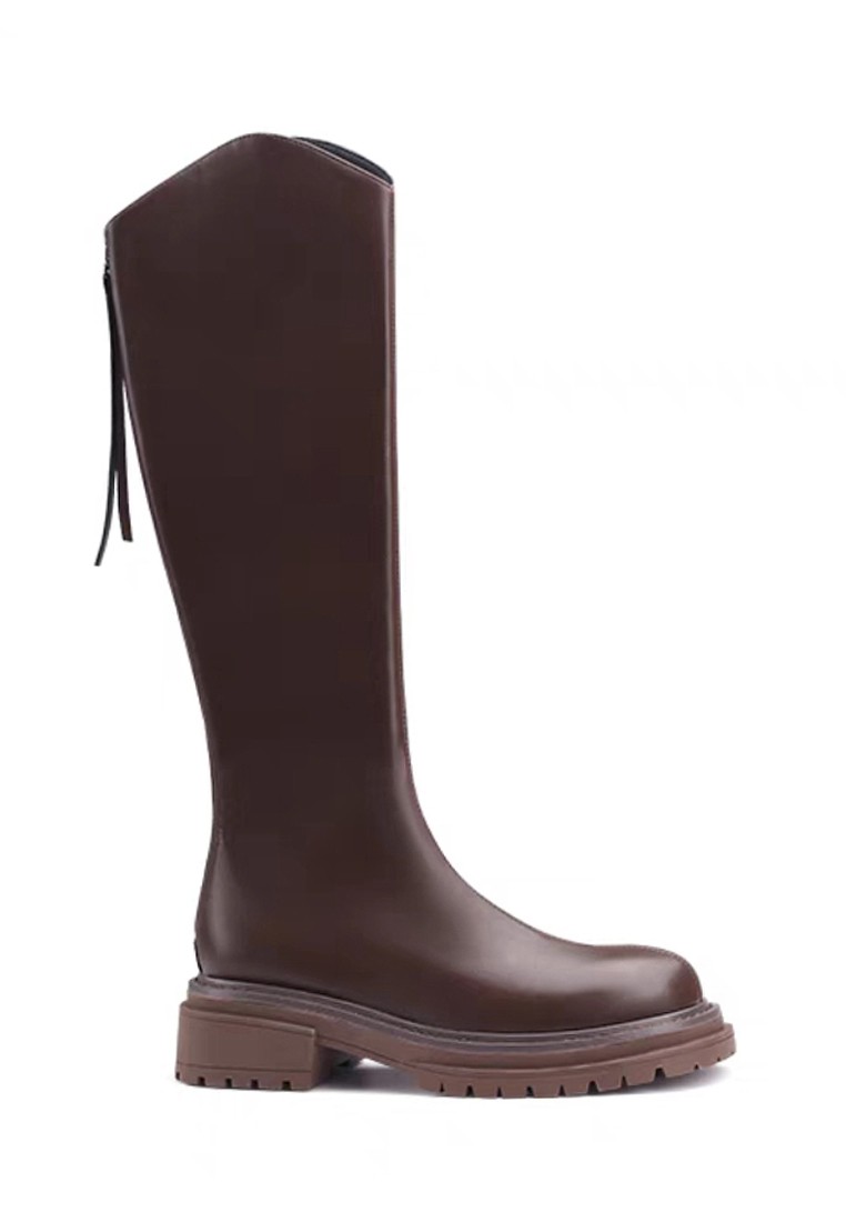 VANSA Simple Platform Mid-Length Rider Boots VSW-B202286