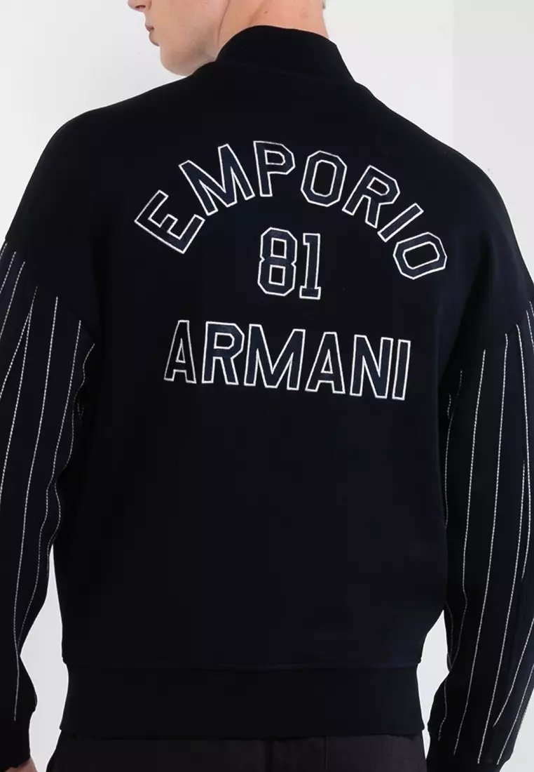 Mens armani hotsell bomber jacket