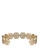 TORY BURCH gold Hex Frozen Logo Cuff (nt) A7310ACF8926B2GS_2
