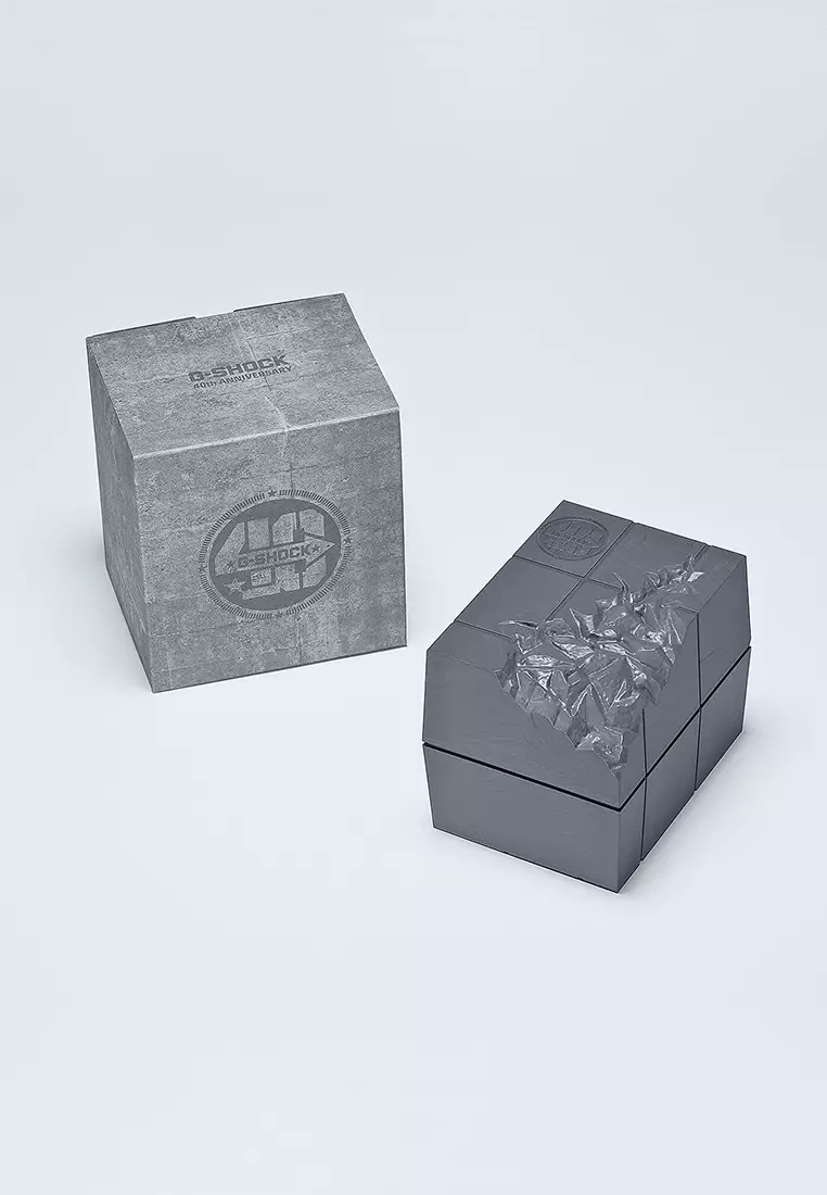 G-SHOCK 40th Anniversary Recrystallized - Jam Tangan Pria - Full Logam 5000 Series - GMW-B5000PG-9D