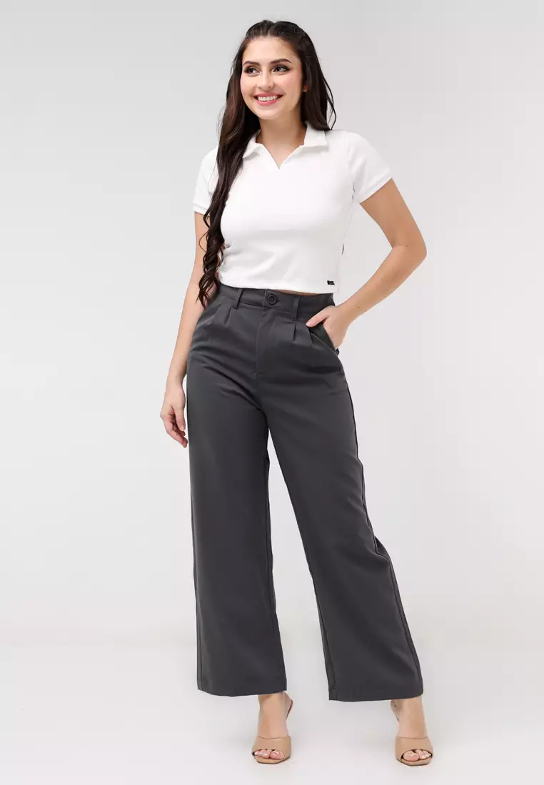 Highwaist Wideleg Trouser