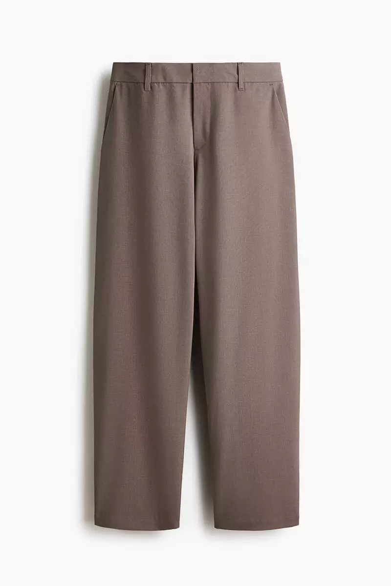 Tailored barrel trousers