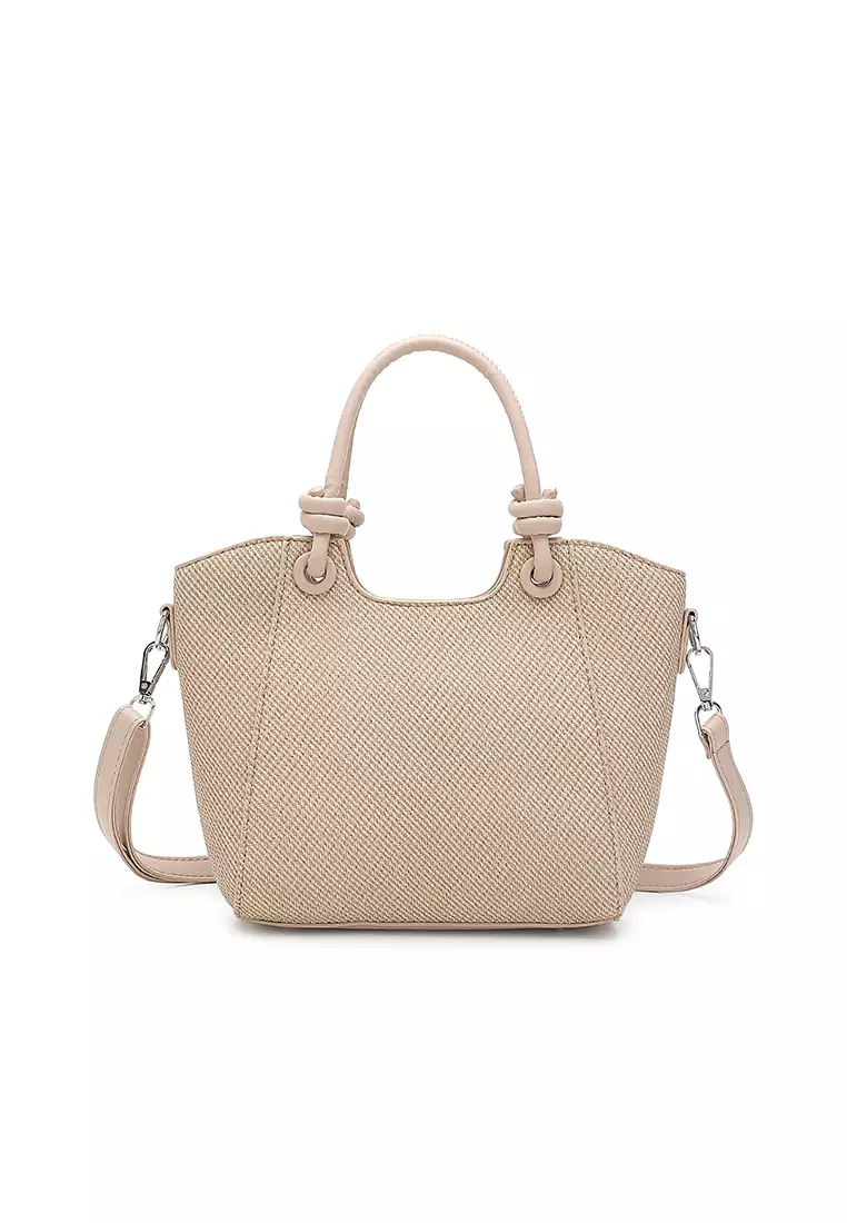 Women's Top Handle Bag / Sling Bag / Crossbody Bag / Shoulder Bag (Tas Tangan Wanita / Tas Selempang Wanita / Tas Bahu Wanita) - Cokelat