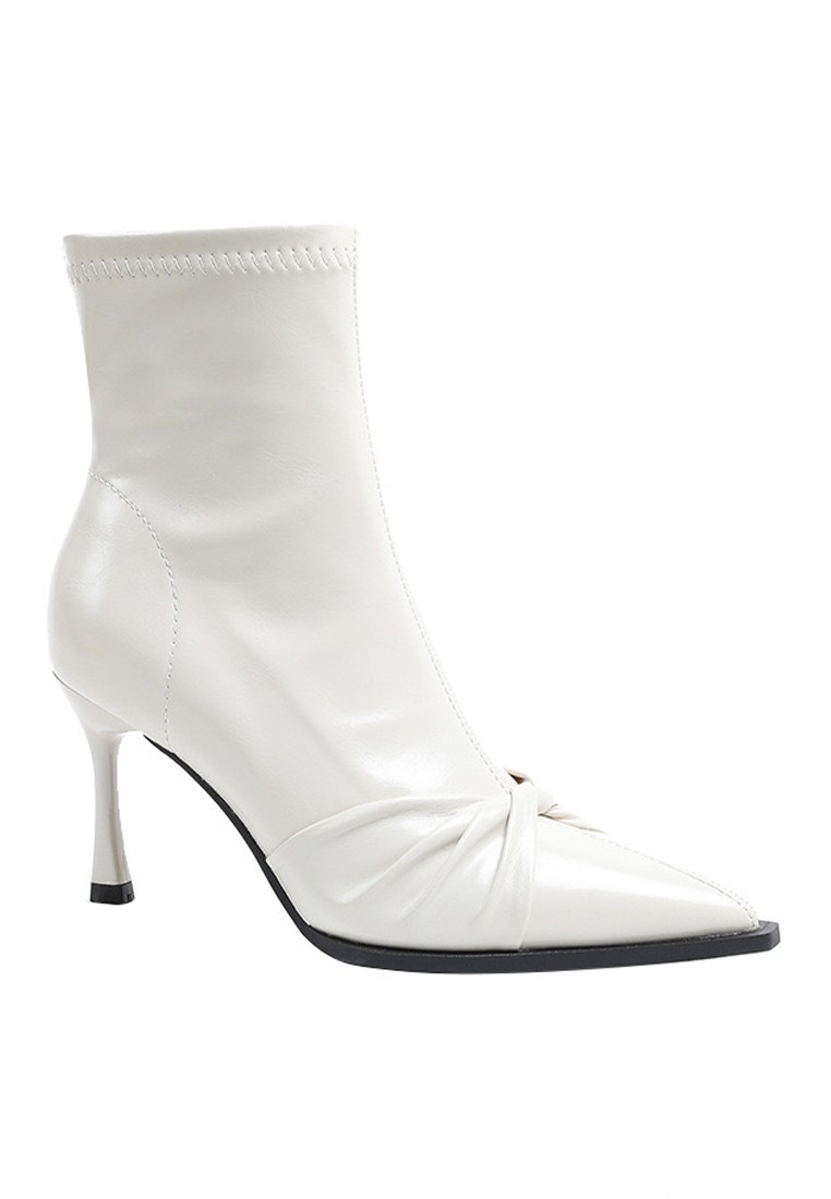 8CM Zipper Ankle Boots XJ8288-3