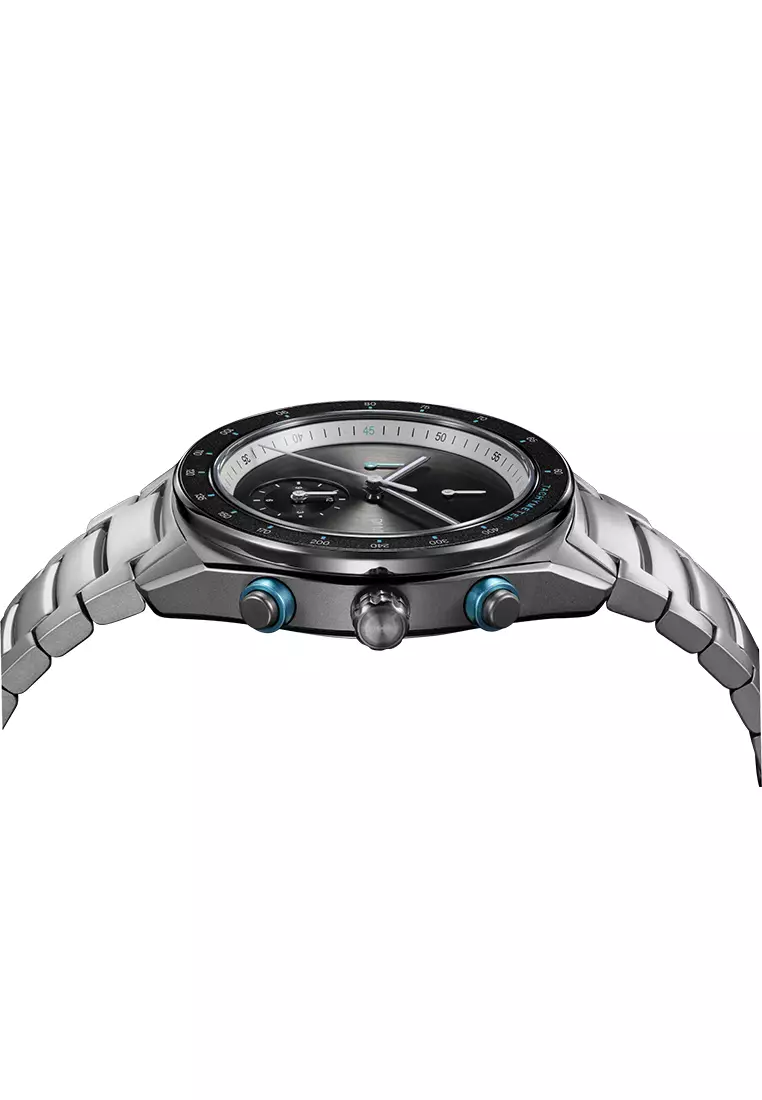 Essential Black Chronograph Bracelet Watch, 40mm