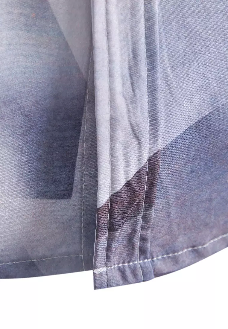Printed Short-Sleeved Shirt YL-C227