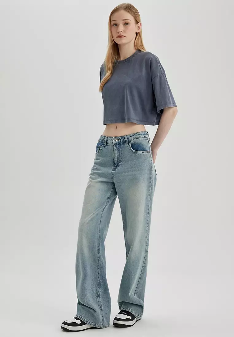 Oversized Crop T-Shirt