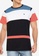 Santa Barbara Polo & Racquet Club blue T Shirt Stripes 66A71AA834F3BCGS_3